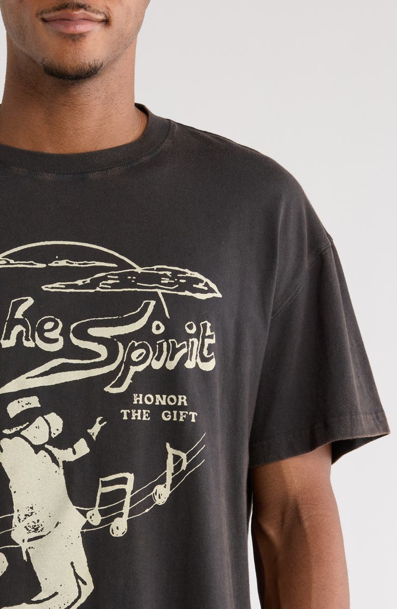 HONOR THE GIFT In the Spirit Graphic T-Shirt, Alternate, color, Black