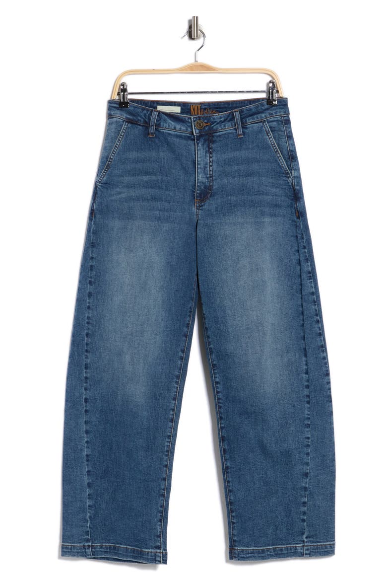 Shay High Waist Barrel Jeans, Alternate, color, CAMELLIA W/MEDI