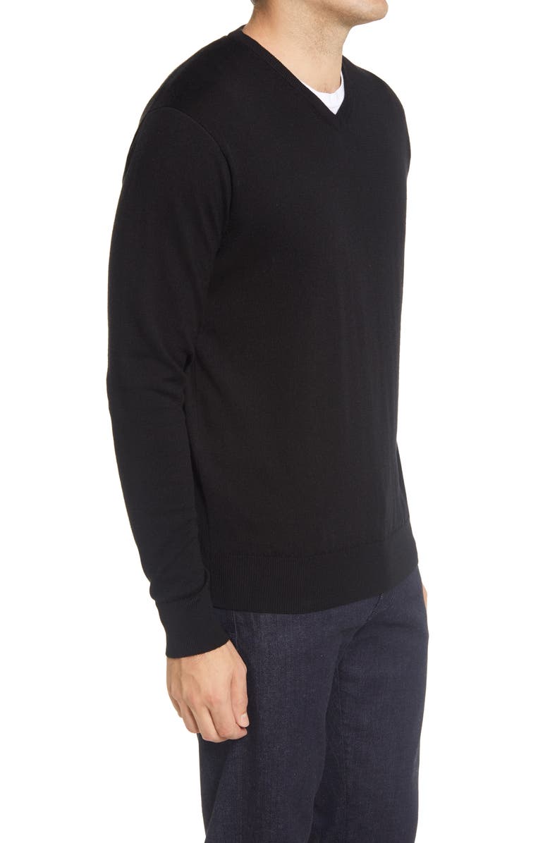 Peter Millar Crown Wool & Silk V-Neck Sweater, Alternate, color, 