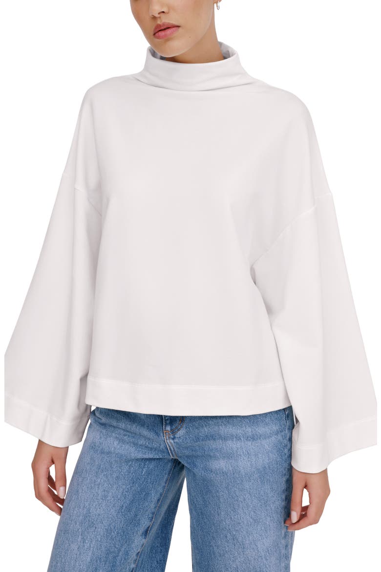 Amanda French Terry Sweatshirt, Alternate, color, CREAM