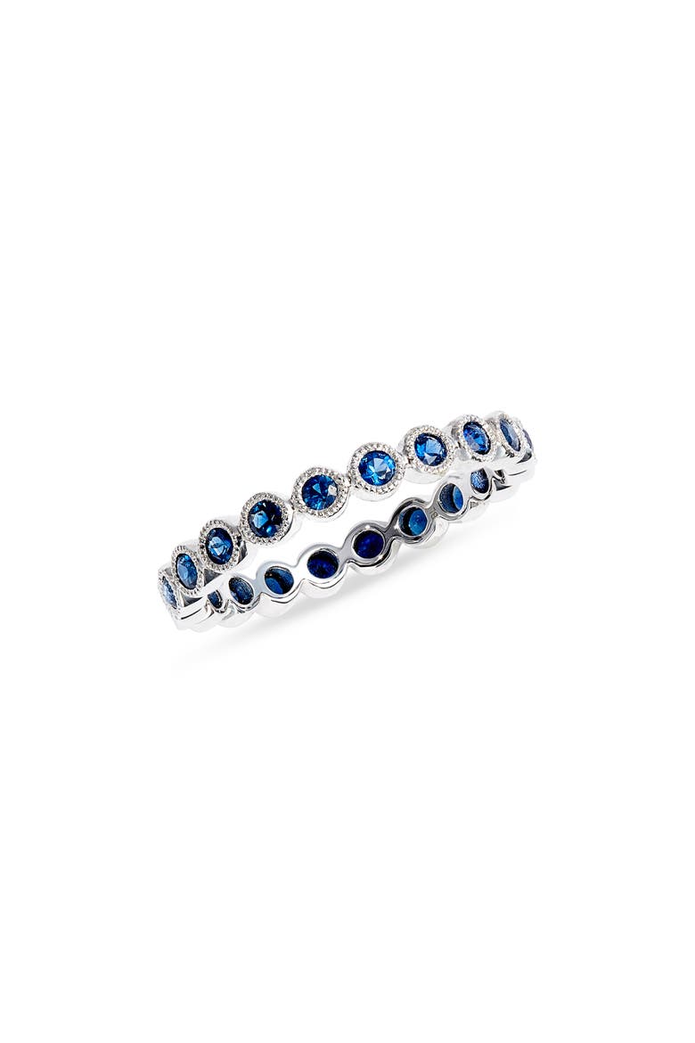 Feu Et Eau Sapphire Eternity Ring (Nordstrom Exclusive), Main, color, WHITE GOLD/ SAPPHIRE