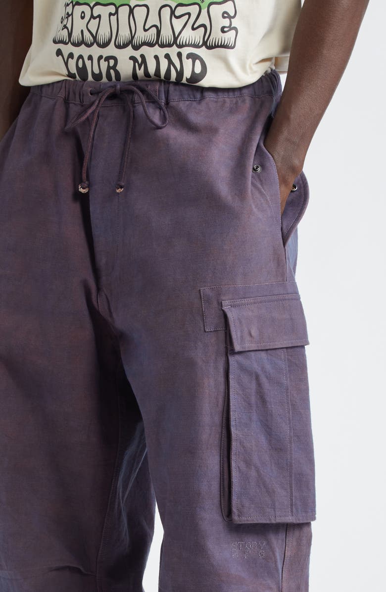 Story mfg. Peace Organic Cotton Slub Cargo Pants, Alternate, color,