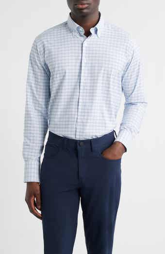Casey Check Performance Twill Button-Down Shirt