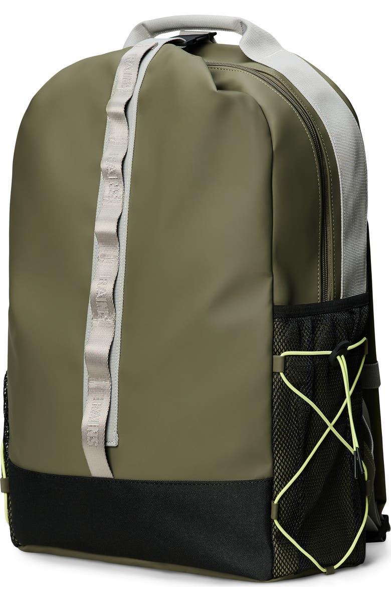 Rains Trail Waterproof Clip Front Backpack, Alternate, color, Marsh