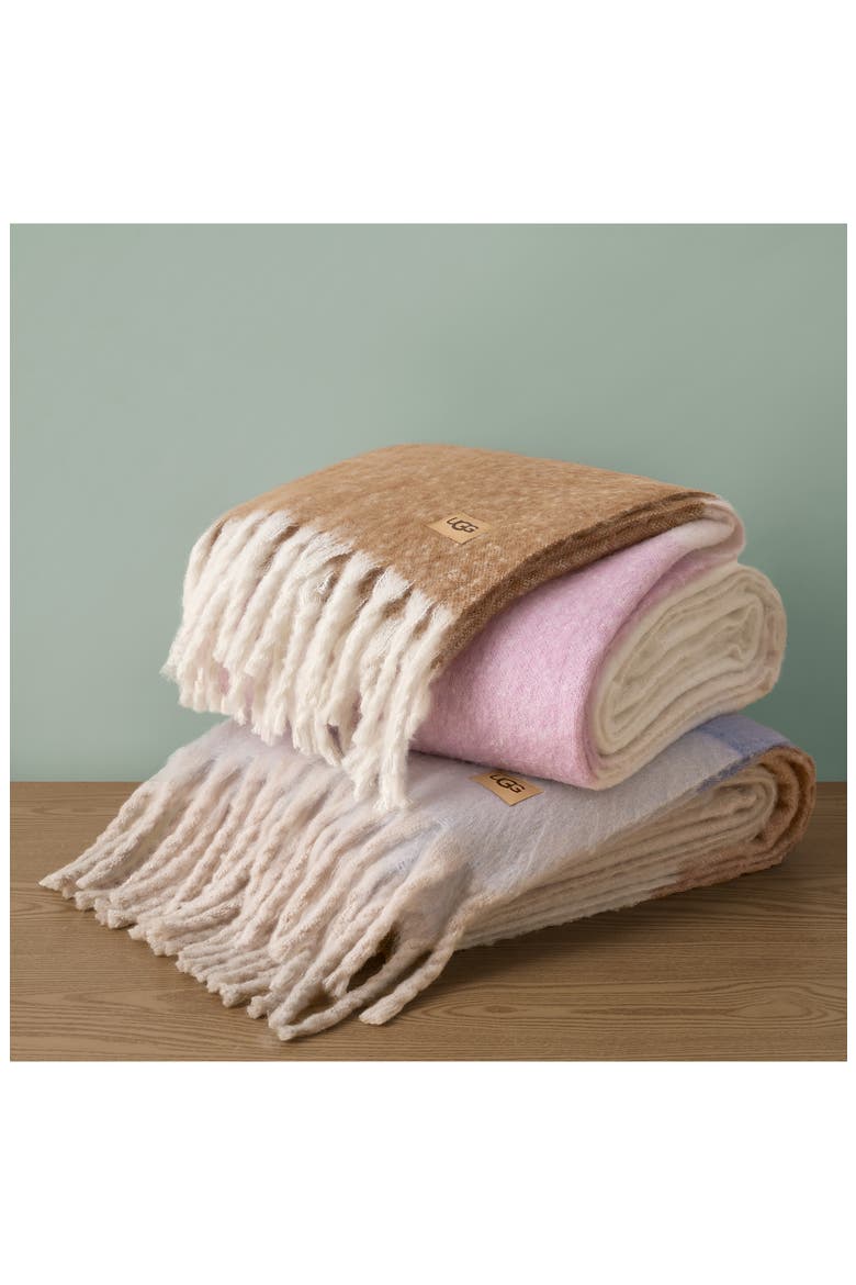 Simona Throw Blanket, Alternate, color, MISTY WISTERIA STRIPE