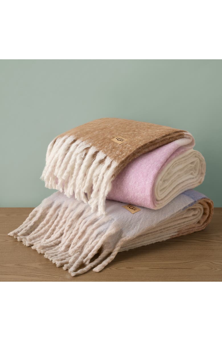 UGG<sup>®</sup> Simona Throw Blanket, Alternate, color, Misty Wisteria Stripe