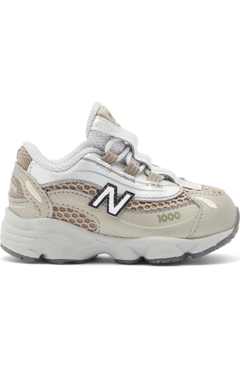 New Balance Kids' 1000 Sneaker, Alternate, color, Arid Stone/ Silver Metallic