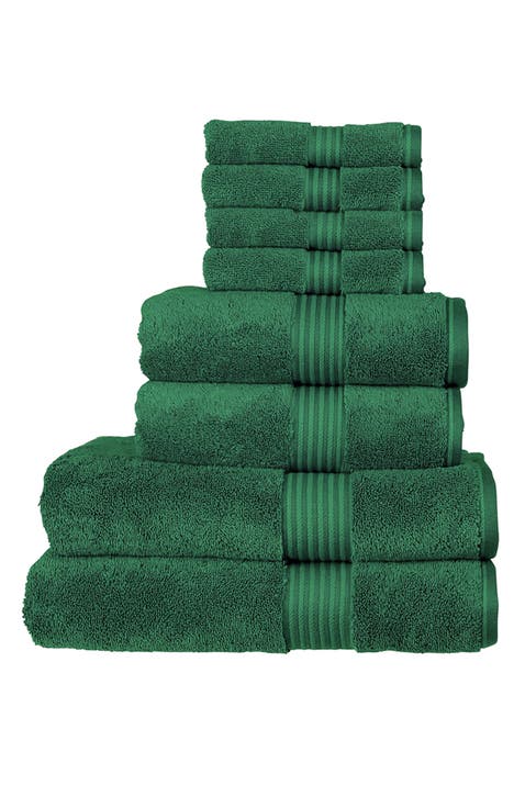 Supreme Hygro Luxury 100% Supima Cotton 8 Piece Towel Set