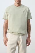 MANGO Escape Mode Embroidered Cotton T-Shirt