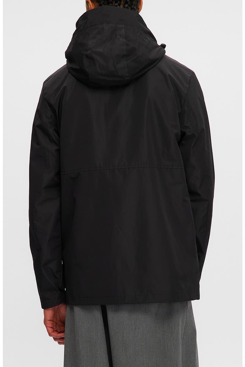 Hooded Windbreaker, Alternate, color, BLACK