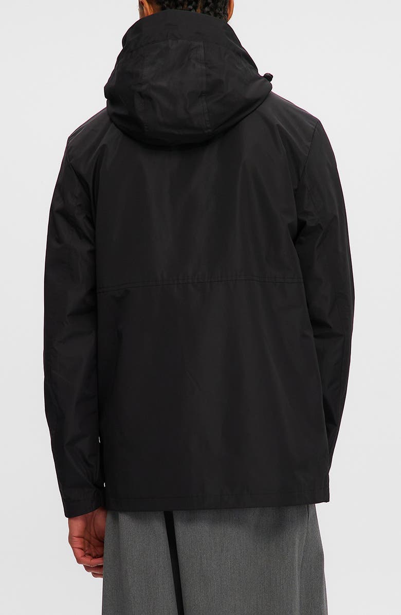 Noize Hooded Windbreaker, Alternate, color, Black
