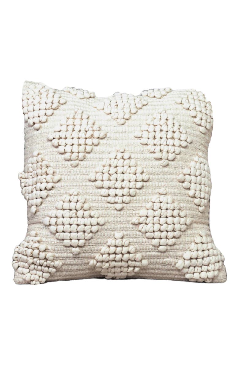 Bit of Meraki Kunbi Throw Pillow - Cover + Insert, Alternate, color, Natural W/ Insert