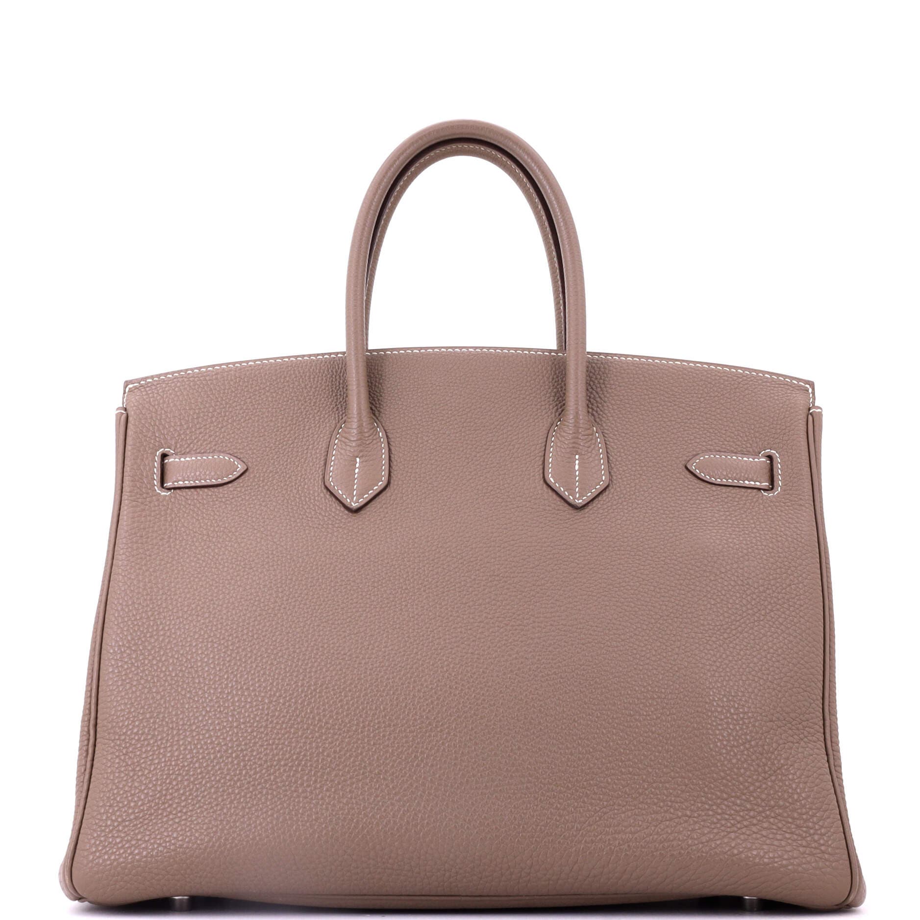 Birkin Handbag Grey Togo with Palladium Hardware 35, Alternate, color, Etoupe