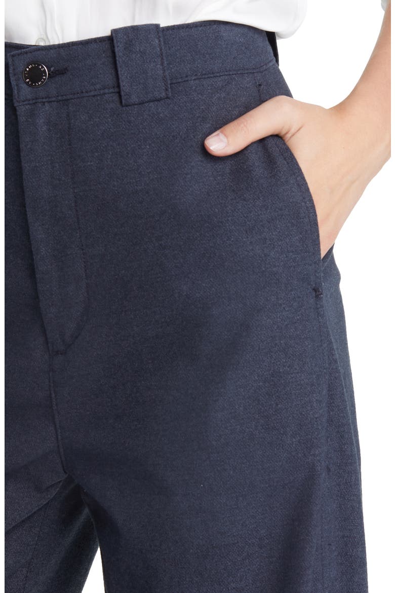 Deven Tailored High Waist Wide Leg Pants, Alternate, color, GUNPOWDER