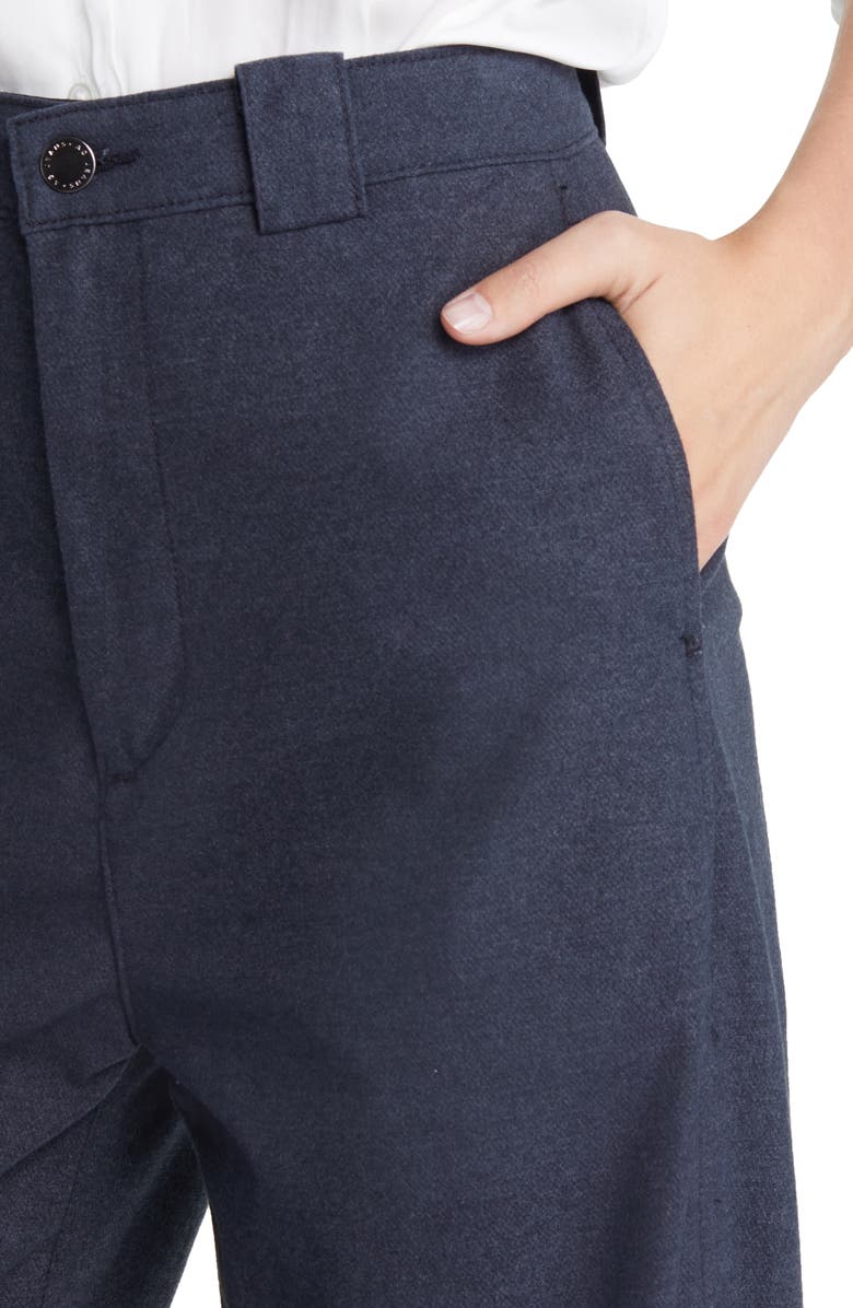 AG Deven Tailored High Waist Wide Leg Pants, Alternate, color, Gunpowder