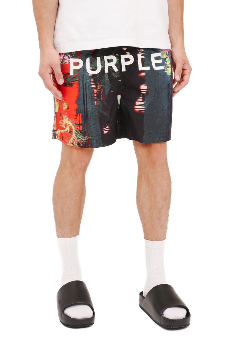 All Around Performance Shorts, Alternate, color, BLACK MULTI