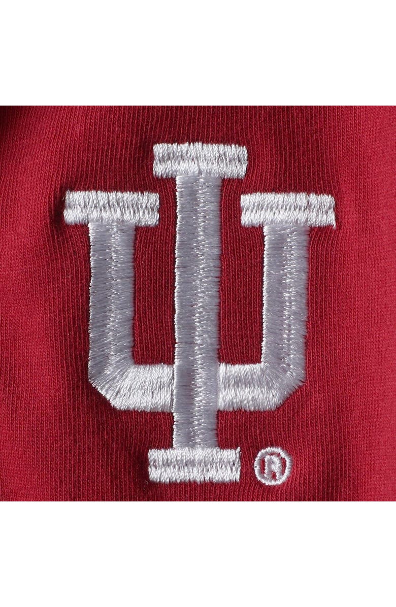 LITTLE KING Infant Crimson Indiana Hoosiers Polo Bodysuit, Alternate, color, Crimson