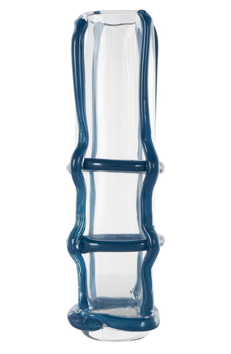 VIVIAN LUNE HOME Recycled Glass Vase, Main, color,