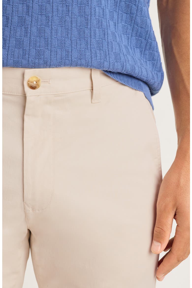 Signature Stretch Cotton Pants, Alternate, color, MOONBEAM