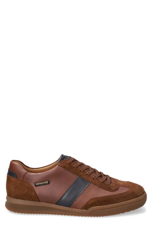 Mephisto Elyo Sneaker In Brown