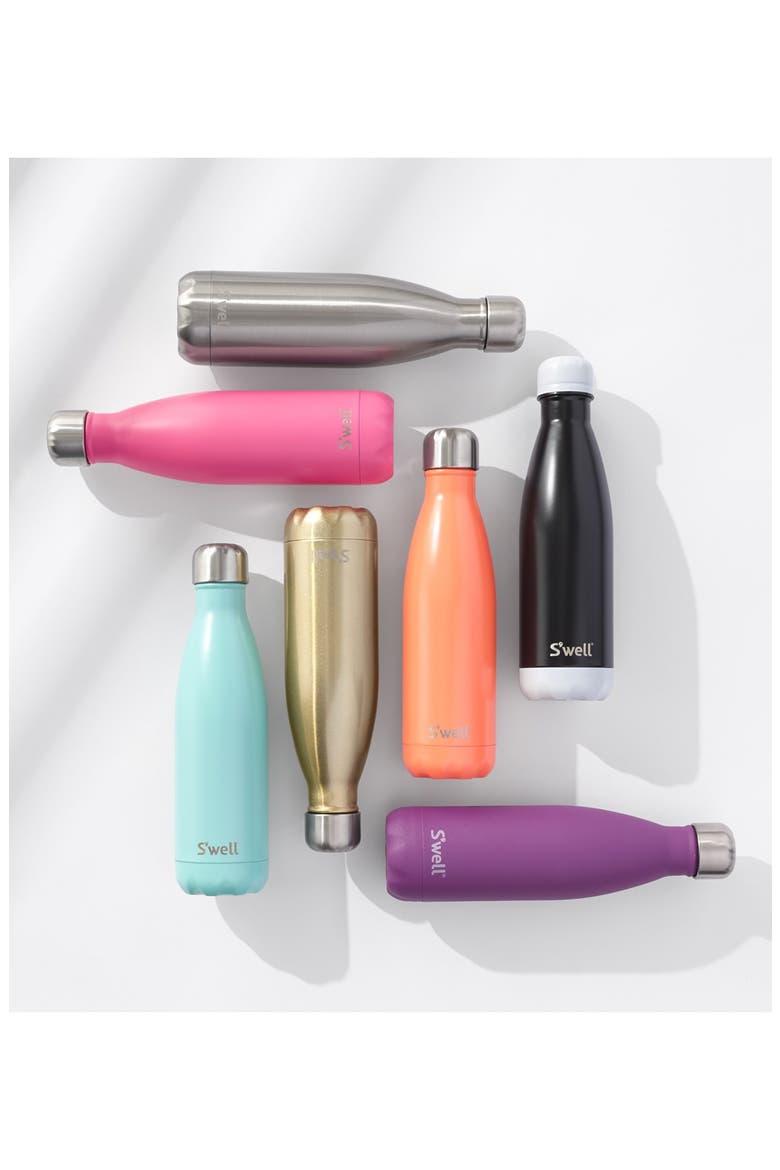 'Turquoise Blue' Stainless Steel Water Bottle, Alternate, color, TURQUOISE