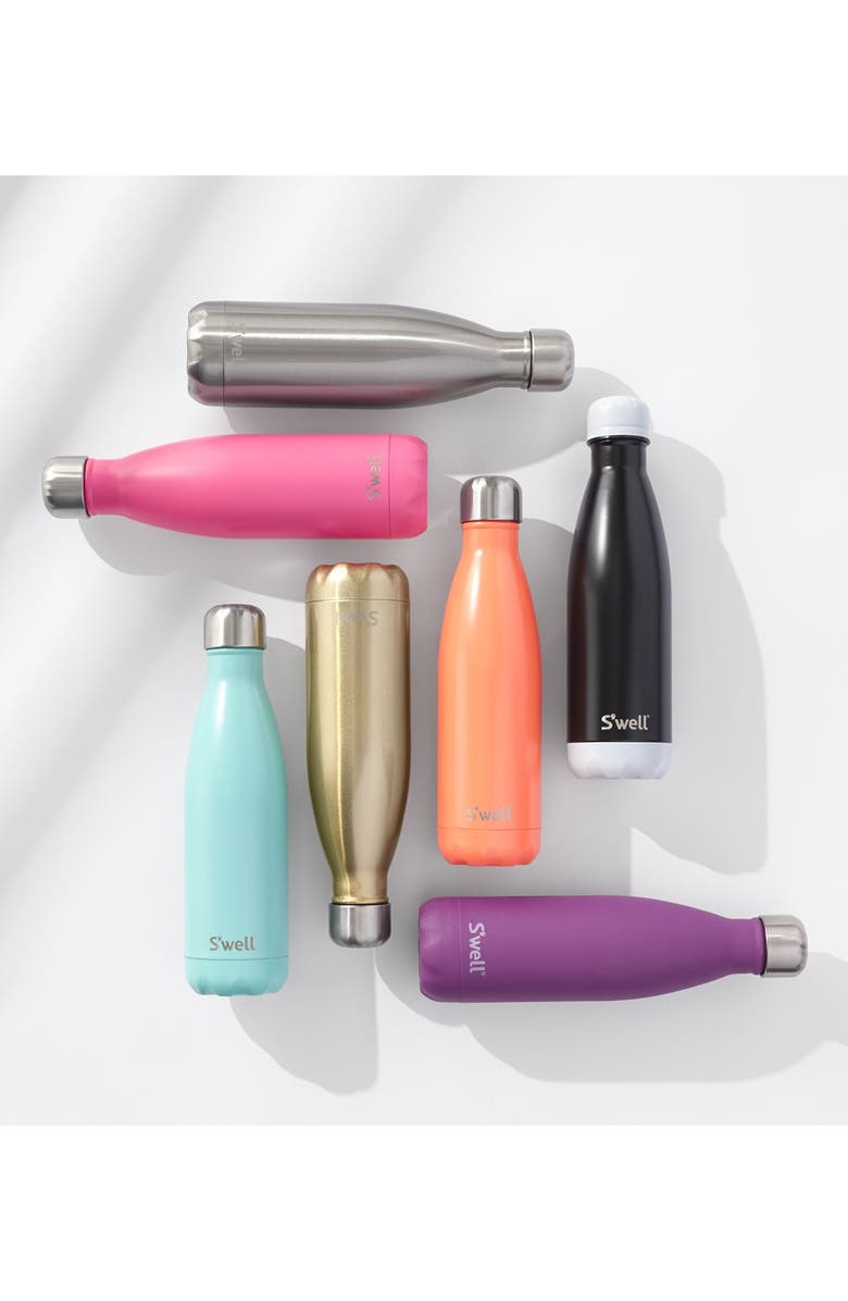 S'well 'Turquoise Blue' Stainless Steel Water Bottle, Alternate, color,