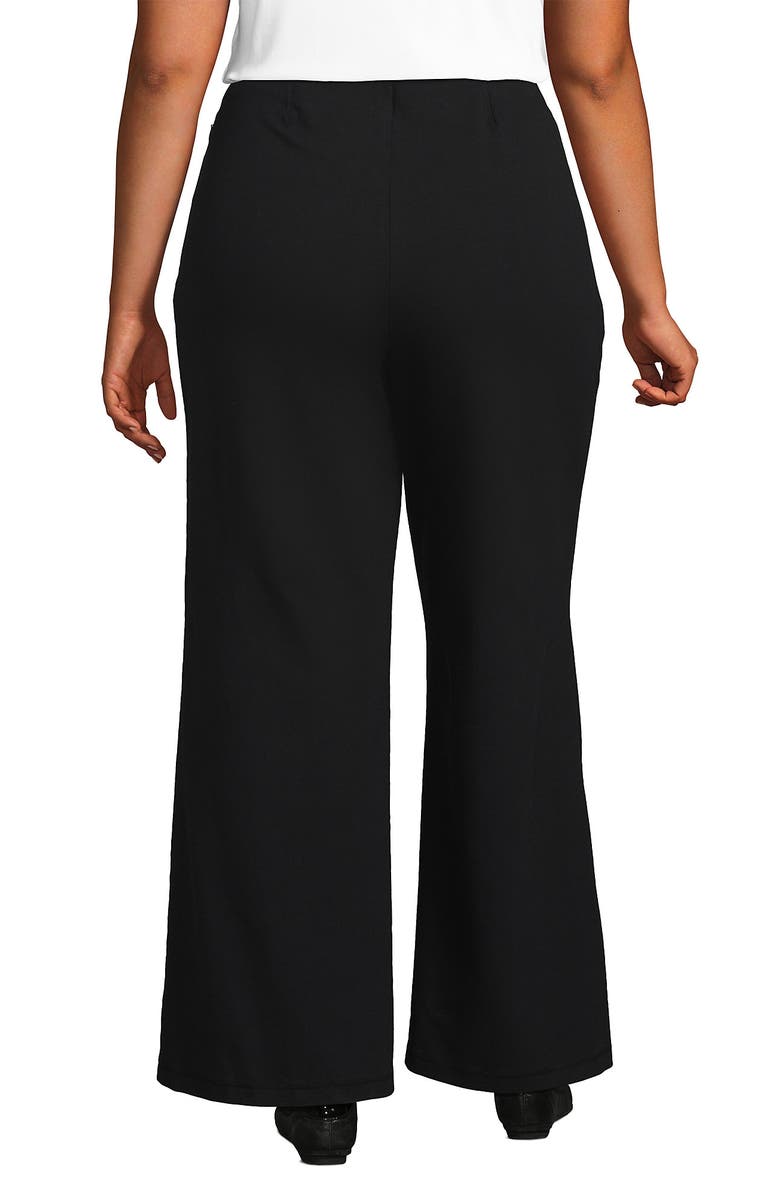 Lands
End Starfish High Rise Palazzo Pants, Alternate, color, Black