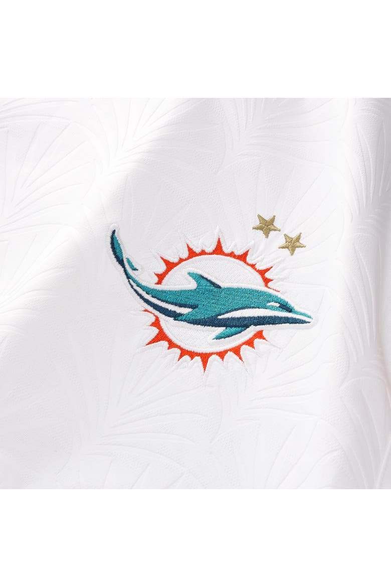 Youth Fanatics White Miami Dolphins Football x Football V-Neck Fan Top, Alternate, color, White