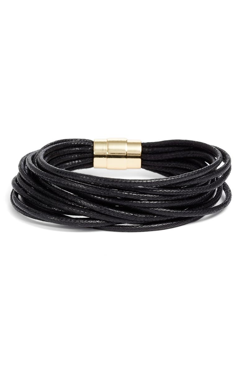 Nordstrom Wax Cord Bracelet, Main, color, 