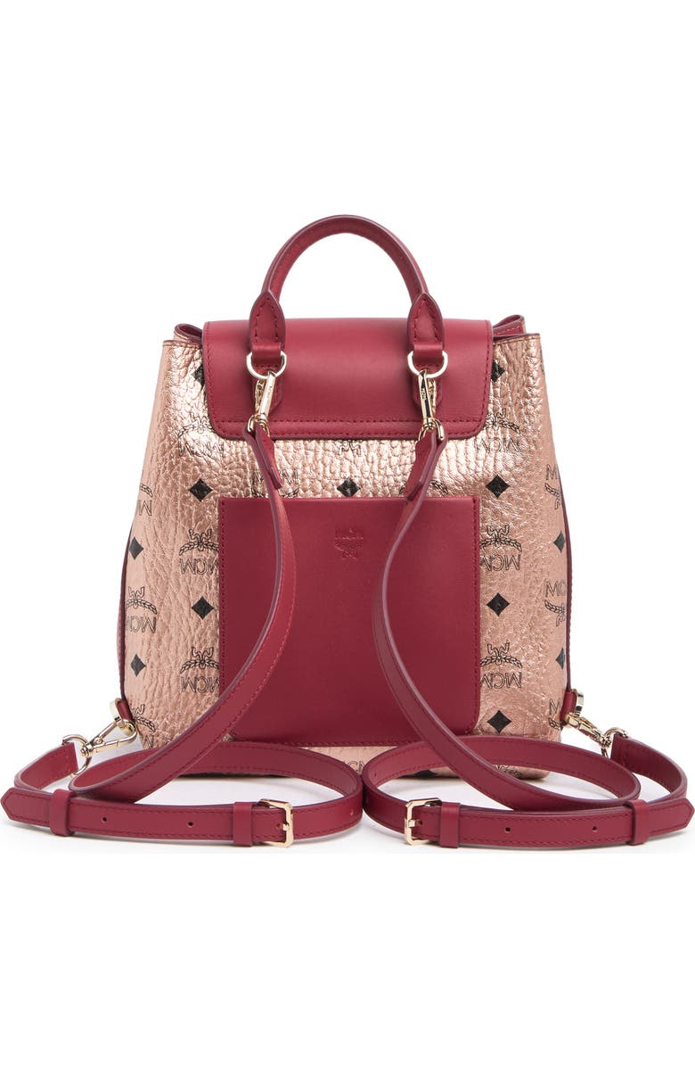 MCM MFO Colorblock Leather Backpack, Alternate, color,