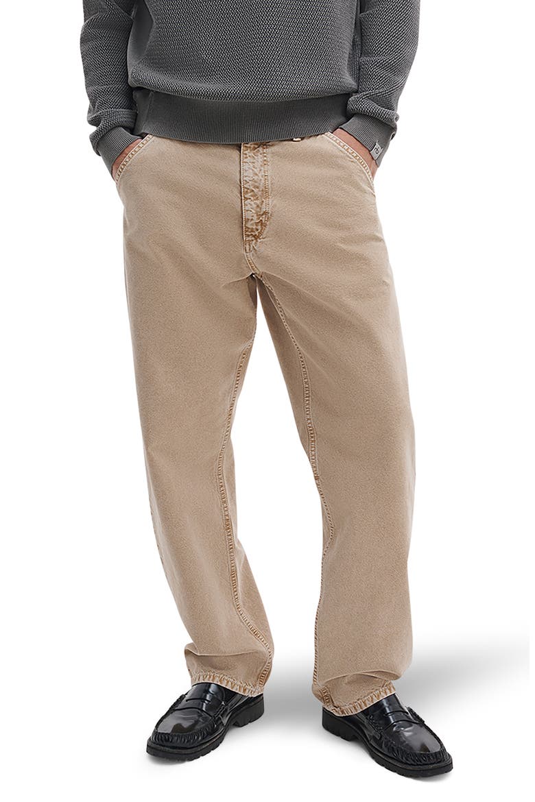 Cotton Carpenter Jeans, Main, color, ANTI TAUPE