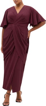 City Chic Braelynn High-Low Maxi Dress