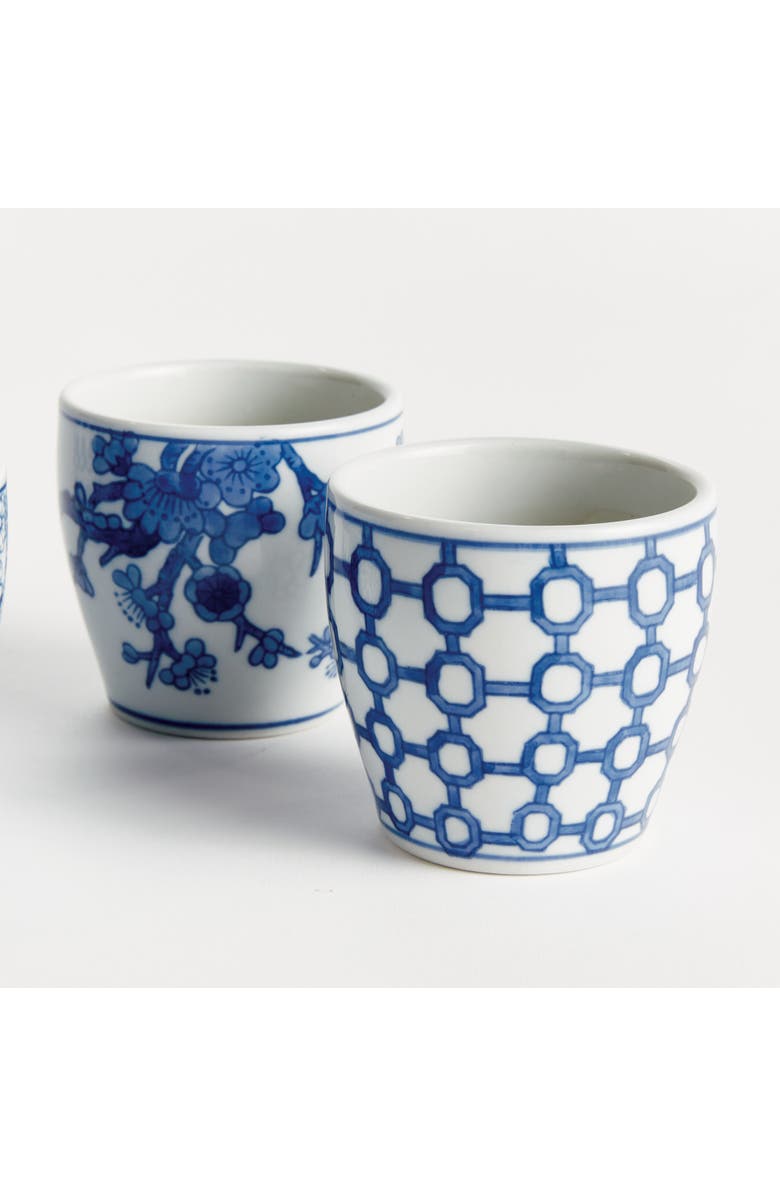 Napa Home & Garden Barclay Butera Dynasty Decorative Mini Flower Pots, Set of 6, Alternate, color, Blue