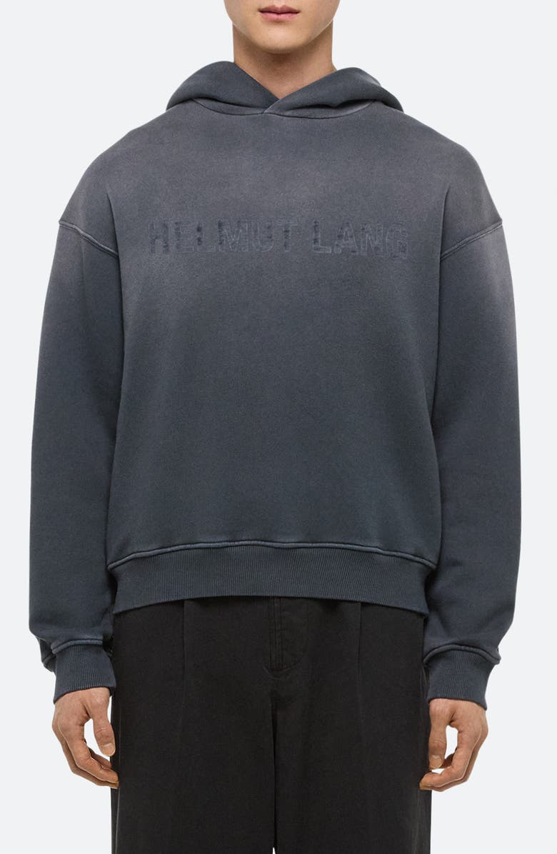 Helmut Lang Lazer Studio Hoodie, Main, color, Steel Grey
