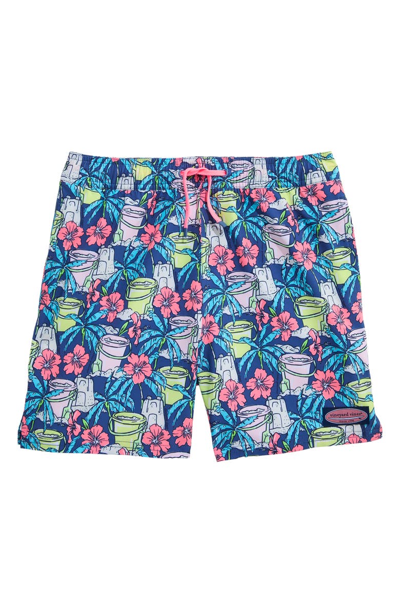 vineyard vines Kids' Chappy Swim Trunks, Main, color, 
