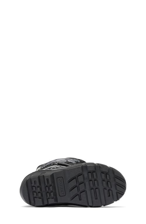 Sorel Kids' Flurry Water Resistant Snow Boot In Black