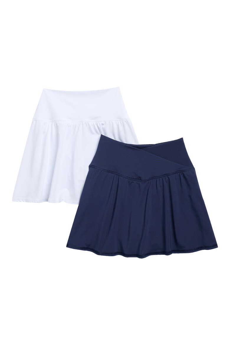 Pack of 2 Airlux Crossfire Skirt, Main, color, NAVAL ACADEMY/WHITE