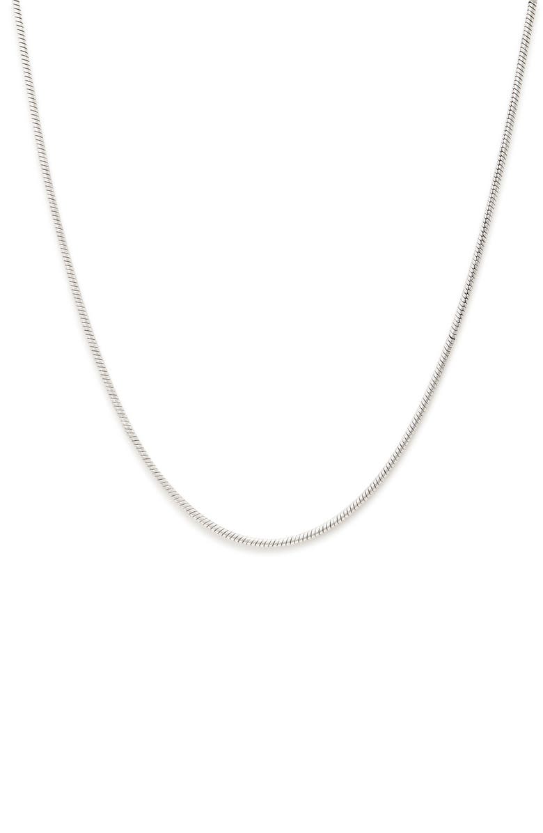AllSaints Men's Snake Chain Necklace, Main, color,