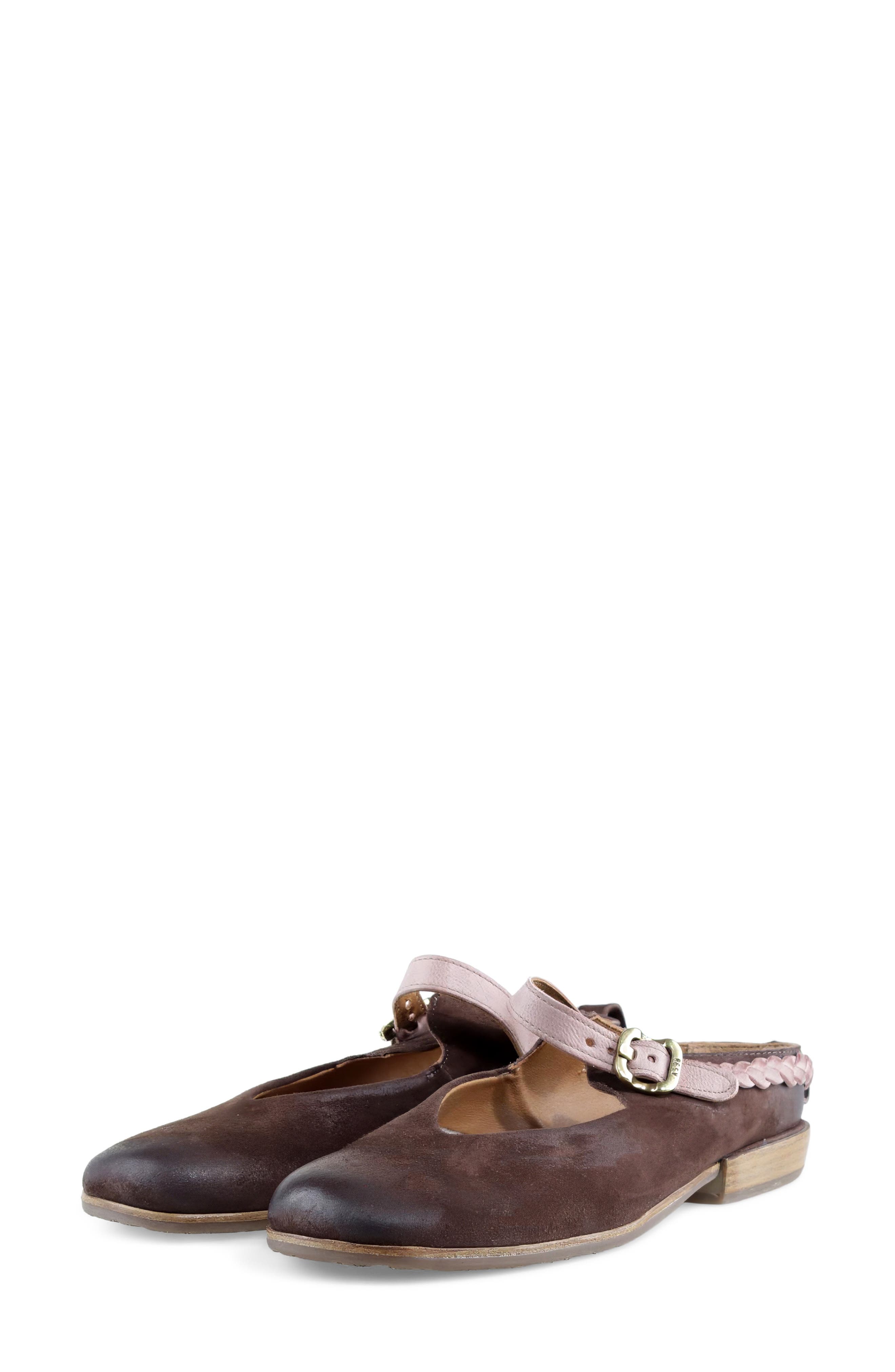 Zaria Mary Jane Flat, Alternate, color, BROWN