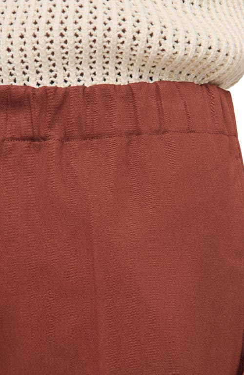 Sandro Elasticated Wide-leg Cotton Trousers