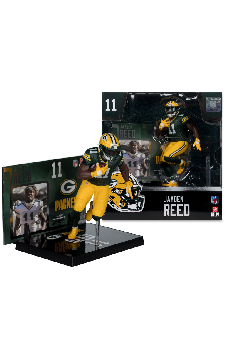 Jayden Reed (Green Bay Packers) NFL 7" Figure McFarlane, Main, color, Multi-Color
