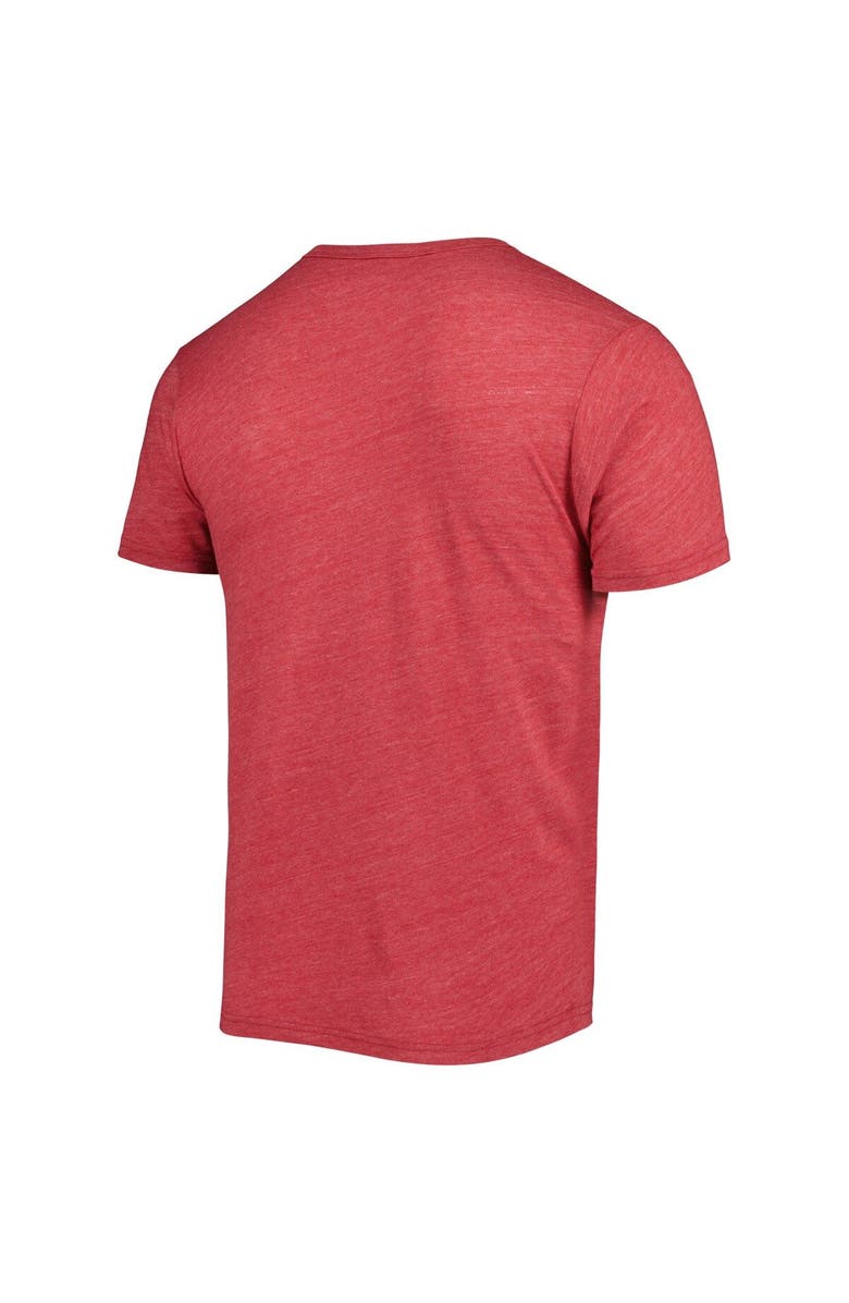 LEAGUE COLLEGIATE WEAR Men's League Collegiate Wear Heather Crimson Alabama Crimson Tide 1965 Arch Victory Falls Tri-Blend T-Shirt, Alternate, color, 