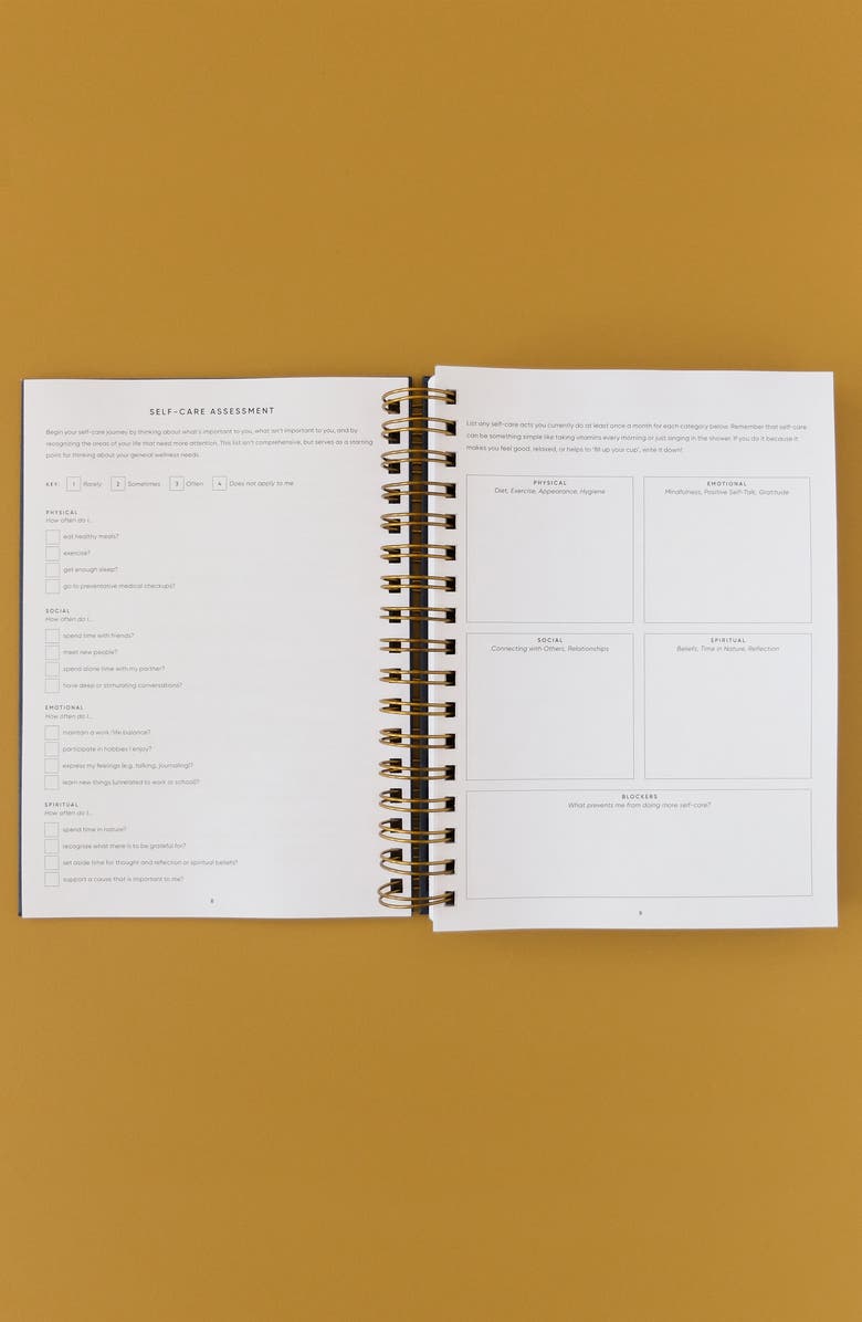 SIMPLE SELF The Self-Care Planner, Alternate, color,