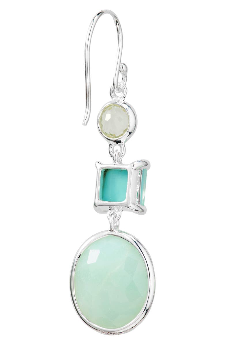 Ippolita Rock Candy<sup>®</sup> 3-Stone Drop Earrings, Alternate, color, Silver