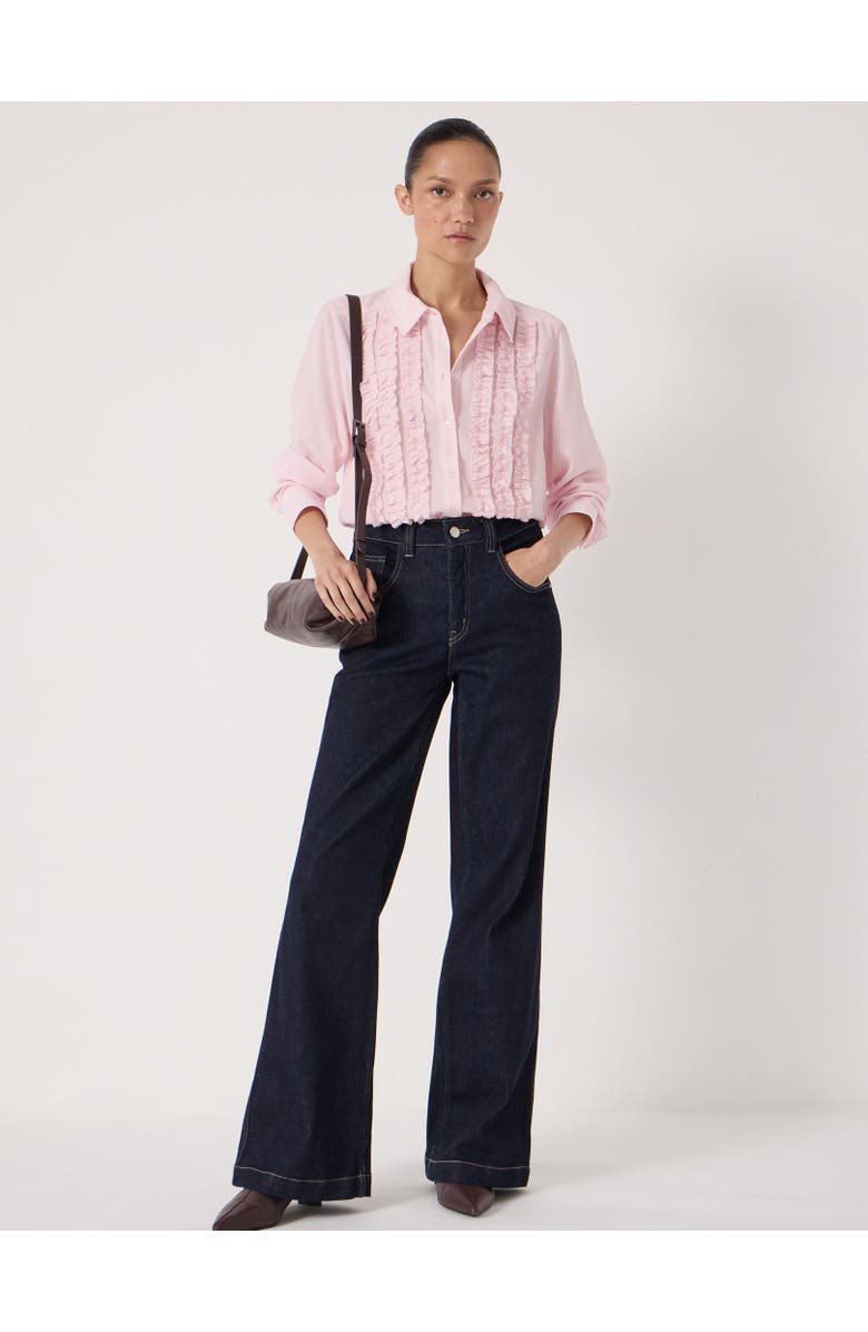 Hush Chiffon Ruffle Blouse, Alternate, color, Soft Pink