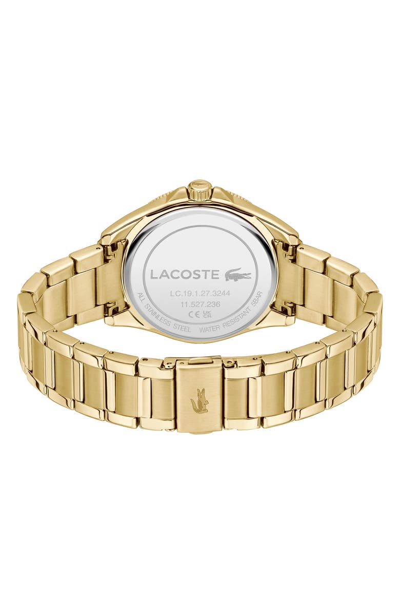 Lacoste Mainsail Watch, 43mm, Alternate, color, Gold