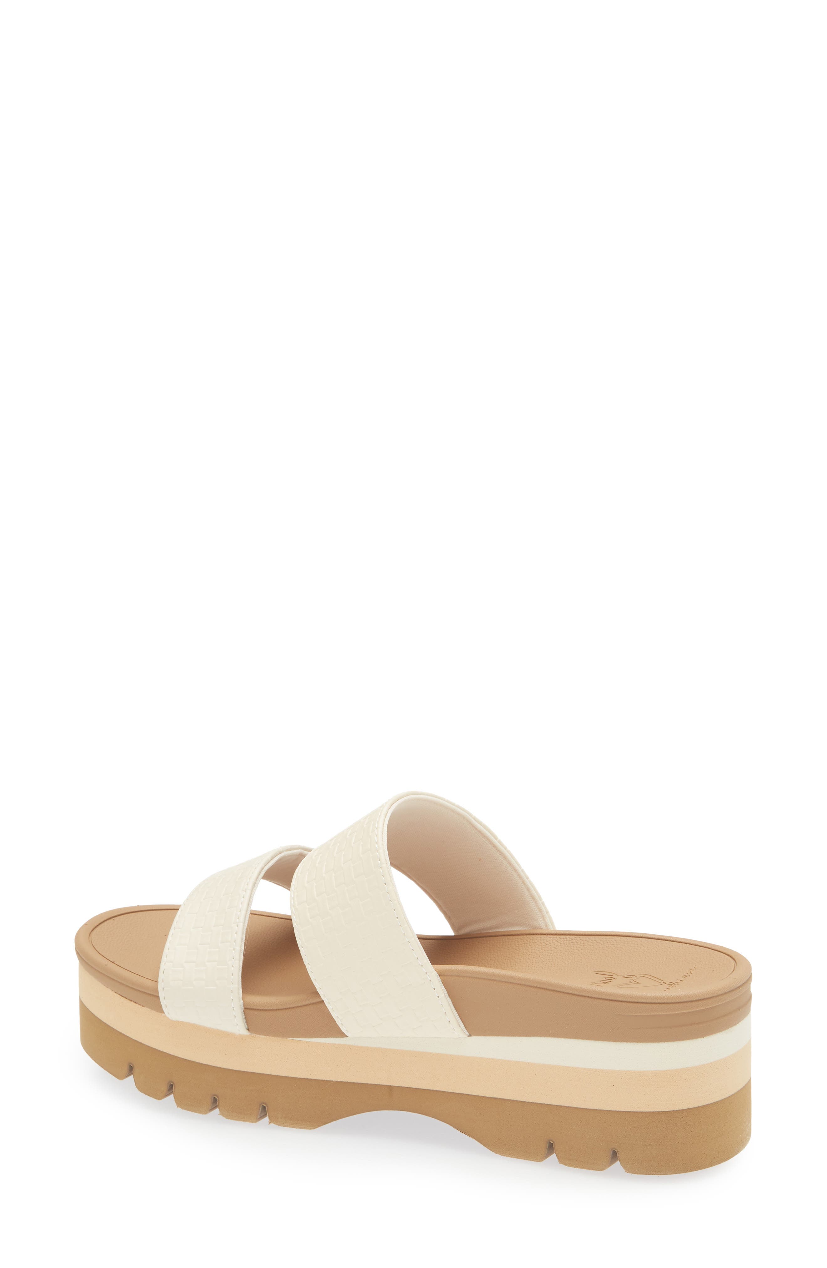 Reef Banded Horizon 2.5 Platform Slide Sandal, Alternate, color, Vintage Emboss