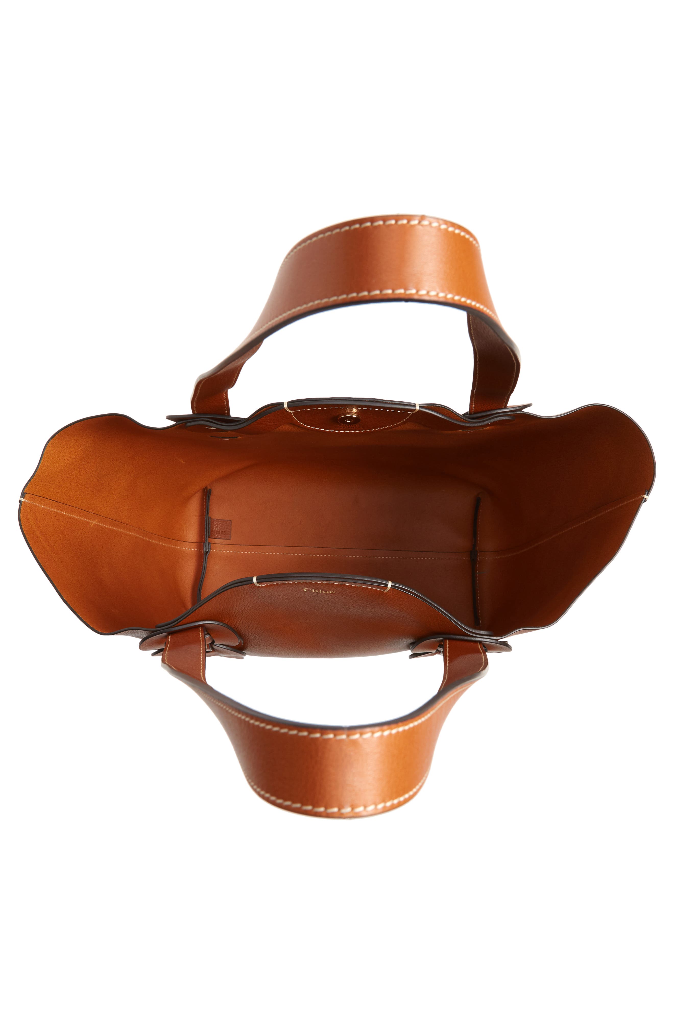 Chloé Medium Darryl Leather Tote, Alternate, color, 