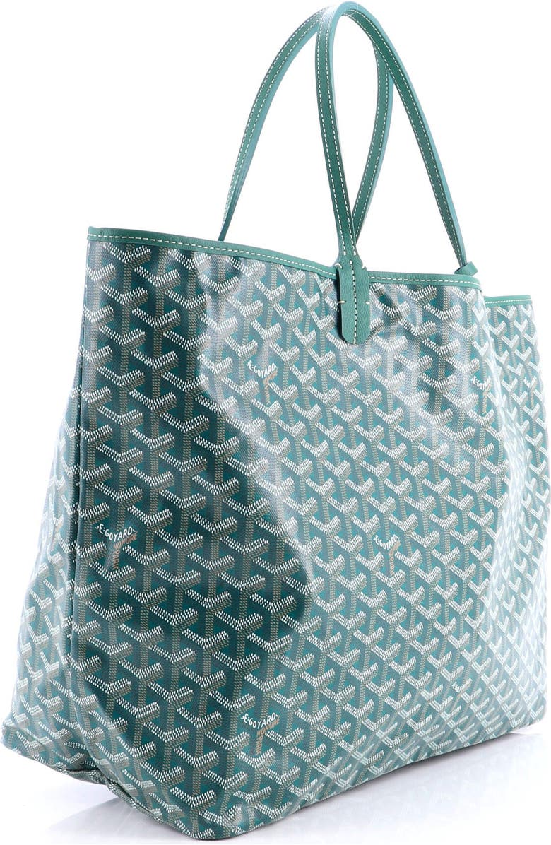 Pre-Owned Goyard Saint Louis Tote Coated Canvas GM, Alternate, color, Green