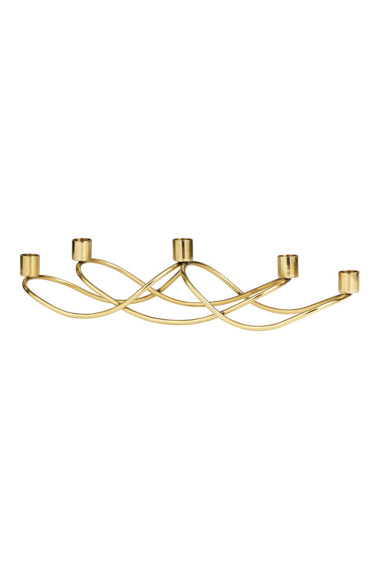 Gold Stainless Steel Candleholder, Alternate, color, GOLD